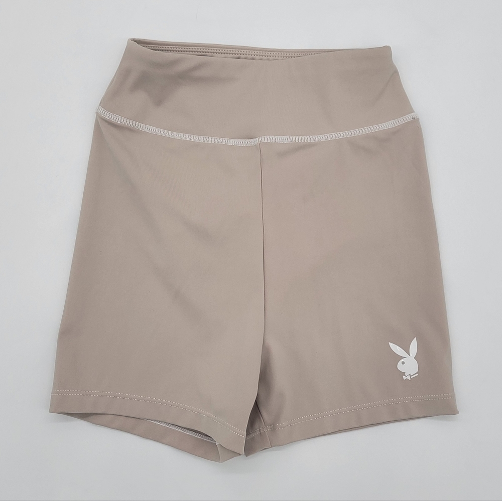 Playboy Ruched Gym Shorts